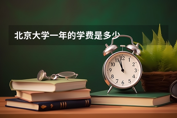 北京大学一年的学费是多少