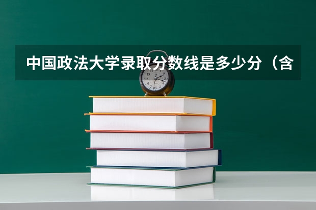 中国政法大学录取分数线是多少分(含历年)
