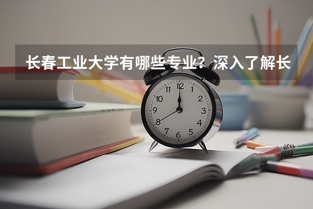 长春工业大学有哪些专业?深入了解长春工业大学的专业特色?