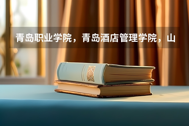 青岛职业学院,青岛酒店管理学院,山东外贸学院,青岛港湾职业学院哪个比较好