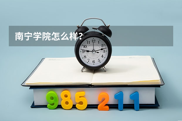 南宁学院怎么样？