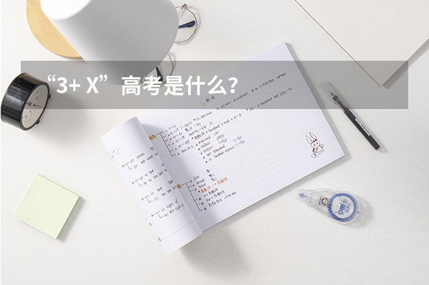 “3+ X”高考是什么?