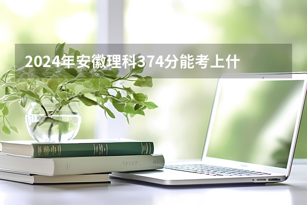 2024年安徽理科374分能考上什么大学？