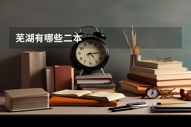 芜湖有哪些二本