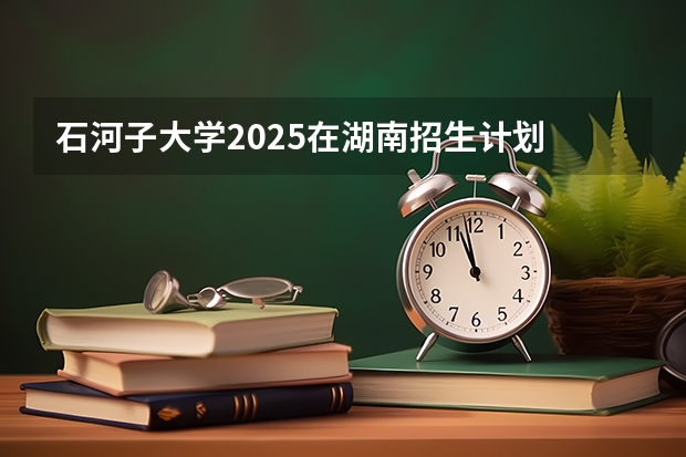 石河子大学2025在湖南招生计划