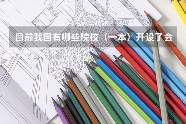 目前我国有哪些院校（一本）开设了会计学或审计学专业（注册会计师方向）？