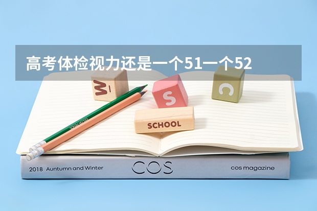 高考体检视力还是一个5.1一个5.2 怎么大学开学体检变成一个4.9一个4.8
