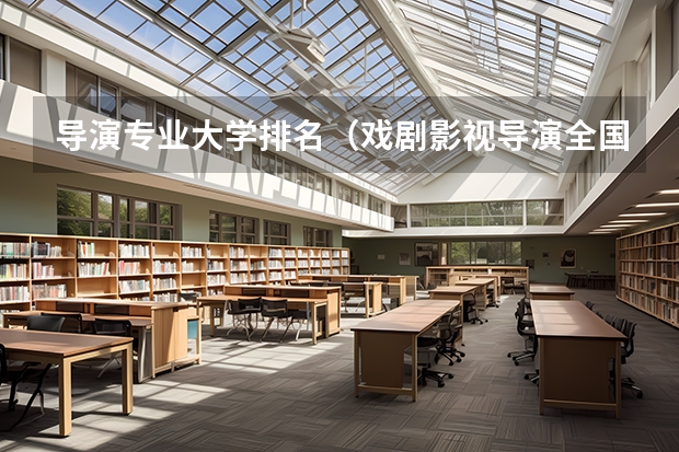 导演专业大学排名（戏剧影视导演全国排名大学）