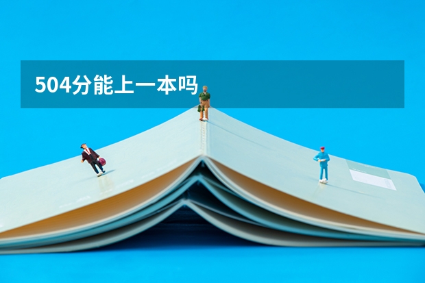 504分能上一本吗
