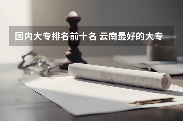 国内大专排名前十名 云南最好的大专排名