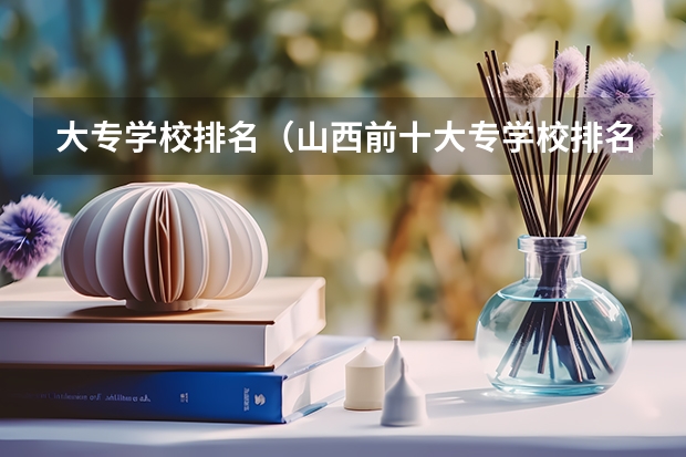 大专学校排名（山西前十大专学校排名）