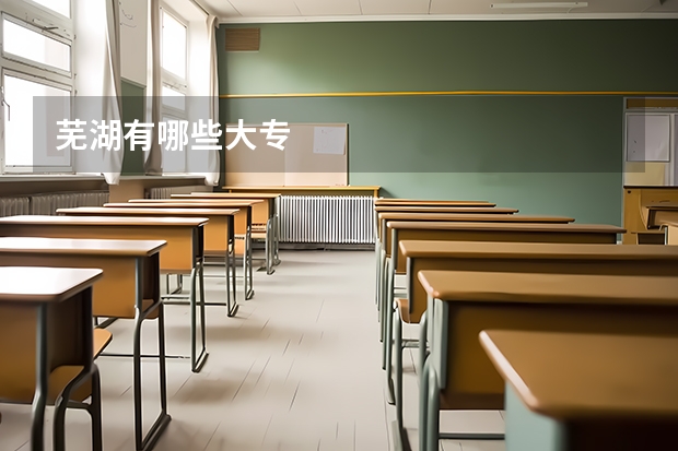 芜湖有哪些大专