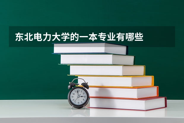 东北电力大学的一本专业有哪些