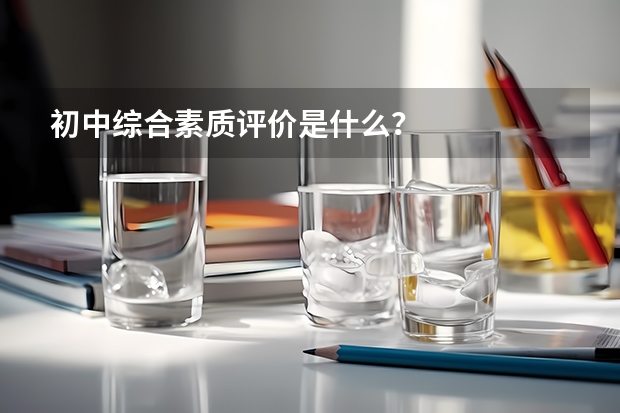 初中综合素质评价是什么？