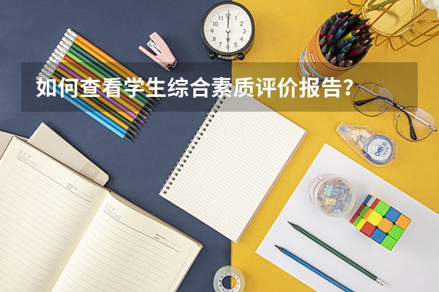 如何查看学生综合素质评价报告?