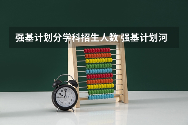 强基计划分学科招生人数 强基计划河南录取人数