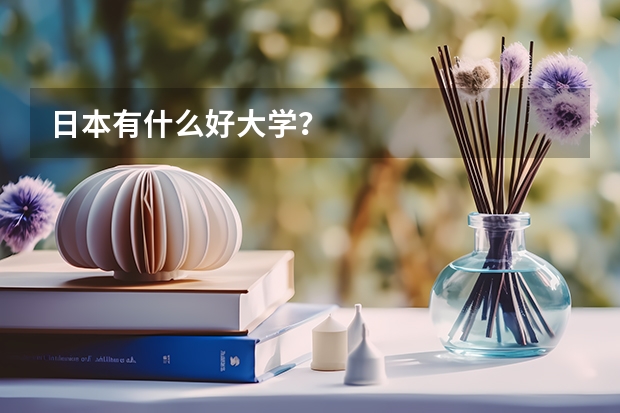 日本有什么好大学?