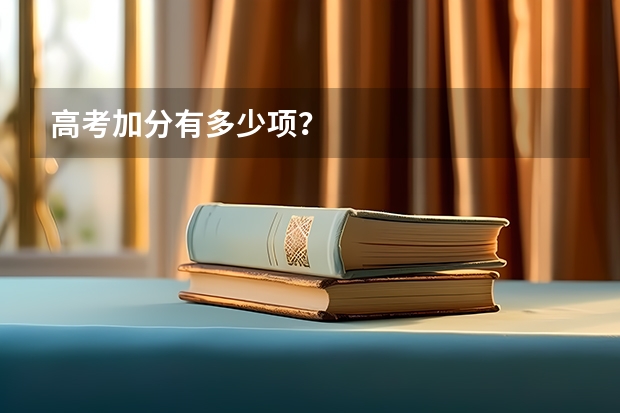 高考加分有多少项？