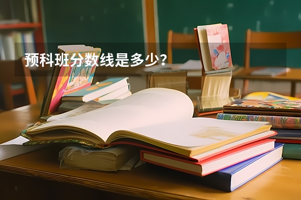 预科班分数线是多少？