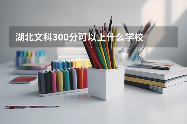 湖北文科300分可以上什么学校
