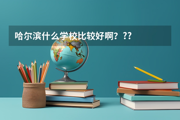 哈尔滨什么学校比较好啊???