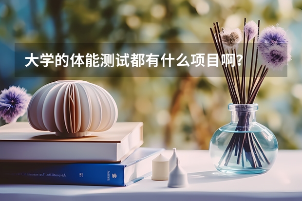 大学的体能测试都有什么项目啊？