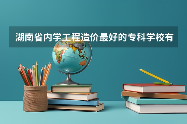 湖南省内学工程造价最好的专科学校有哪些