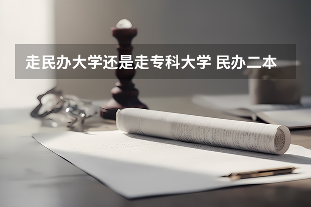 走民办大学还是走专科大学 民办二本院校好还是大专好?