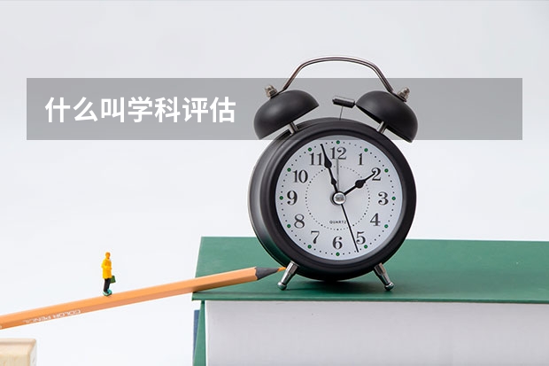 什么叫学科评估