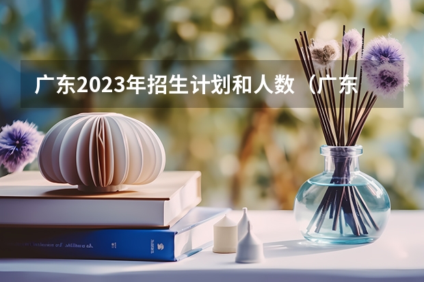 广东2023年招生计划和人数（广东公立本科招生人数）