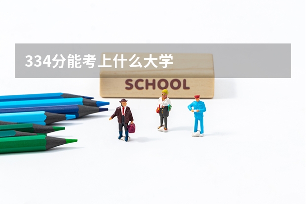 334分能考上什么大学