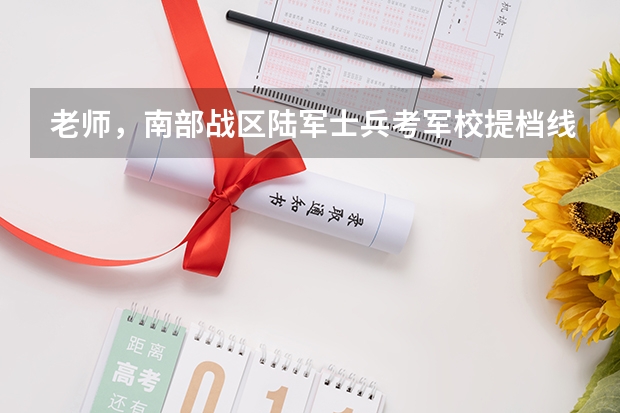 老师，南部战区陆军士兵考军校提档线是多少？