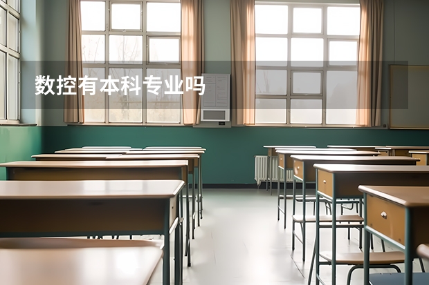 数控有本科专业吗