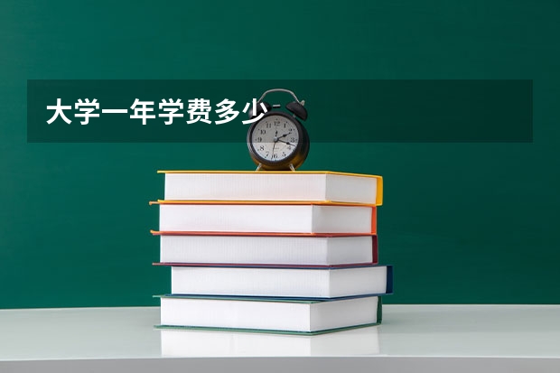 大学一年学费多少