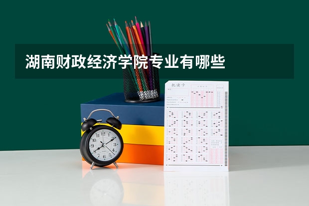 湖南财政经济学院专业有哪些