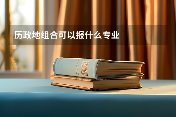 历政地组合可以报什么专业