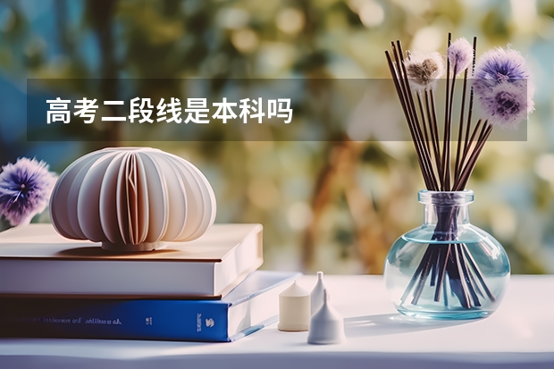 高考二段线是本科吗