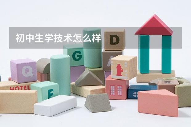 初中生学技术怎么样