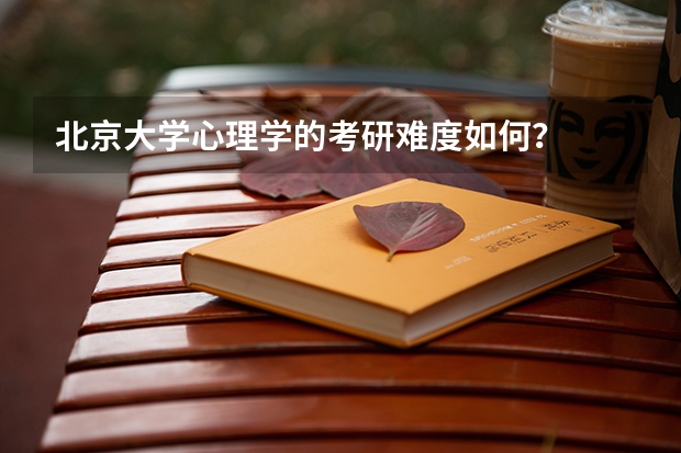 北京大学心理学的考研难度如何?