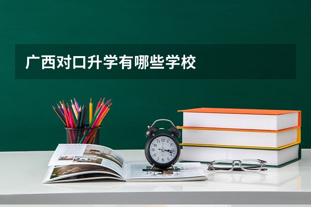 广西对口升学有哪些学校
