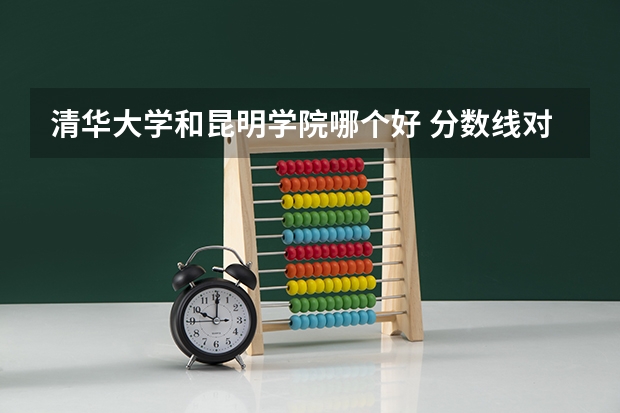 清华大学和昆明学院哪个好 分数线对比