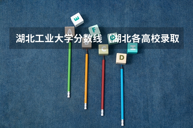 湖北工业大学分数线（湖北各高校录取分数线）