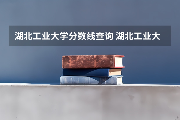 湖北工业大学分数线查询 湖北工业大学分数线