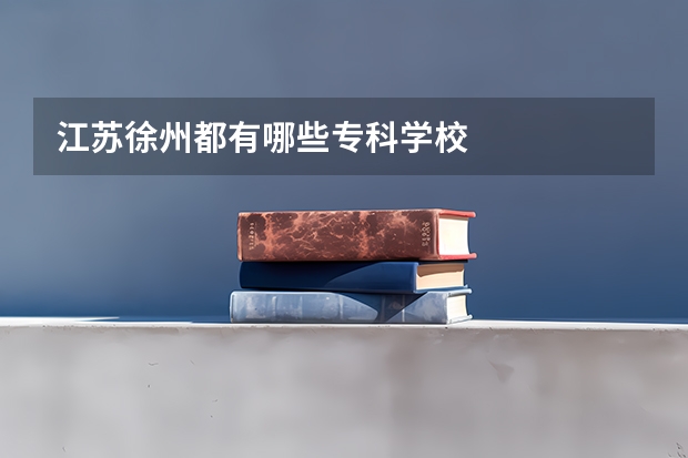江苏徐州都有哪些专科学校