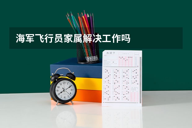 海军飞行员家属解决工作吗