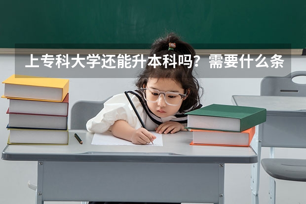 上专科大学还能升本科吗？需要什么条件？