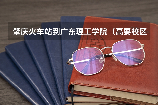 肇庆火车站到广东理工学院(高要校区)怎么走