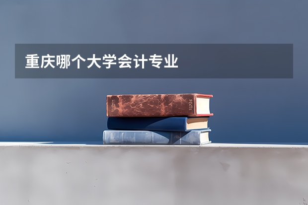 重庆哪个大学会计专业
