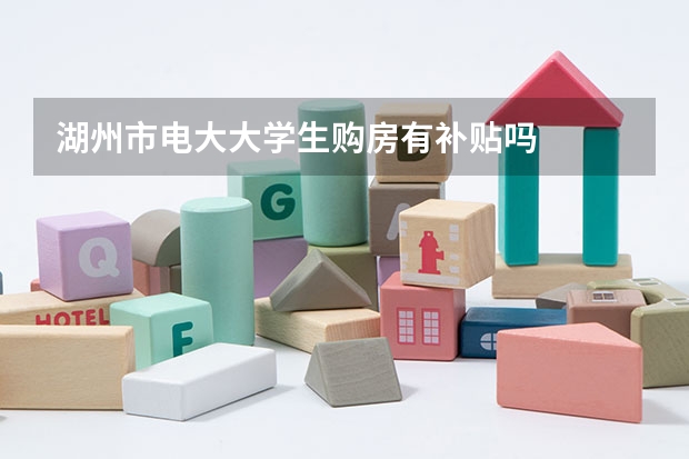 湖州市电大大学生购房有补贴吗