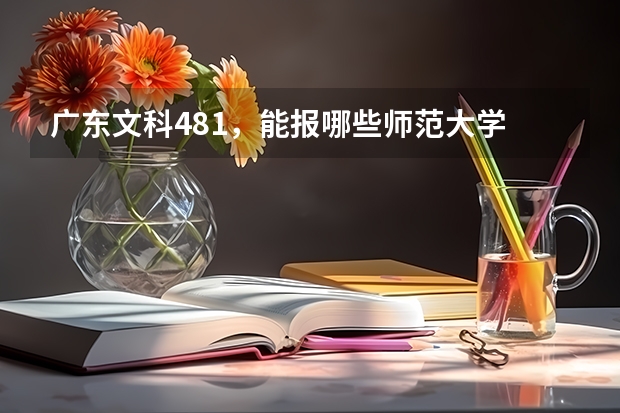广东文科481,能报哪些师范大学